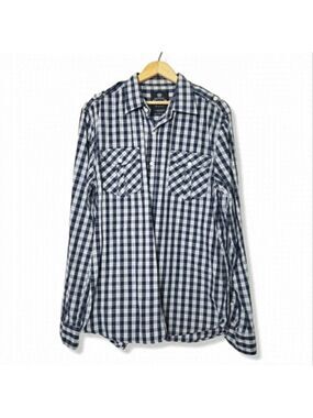 Bongo Plaid Button Down Shirt XL